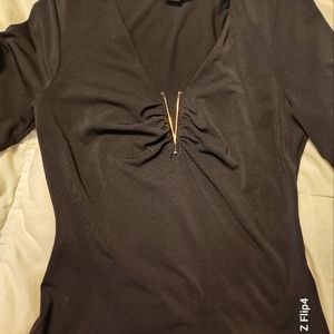 Worn once,2 Black Marciano tops with 3/4 sleeve size medium